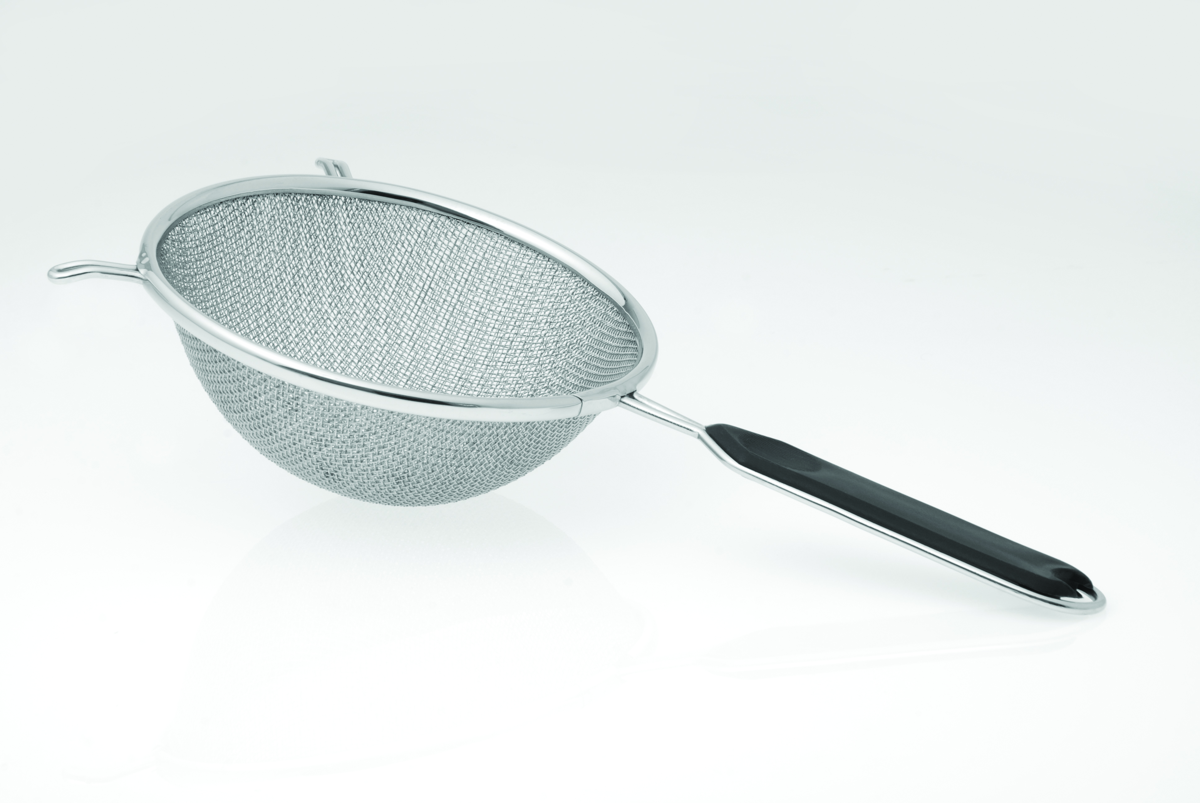 SS Soup Strainer Double Mesh (Plastic Insert)